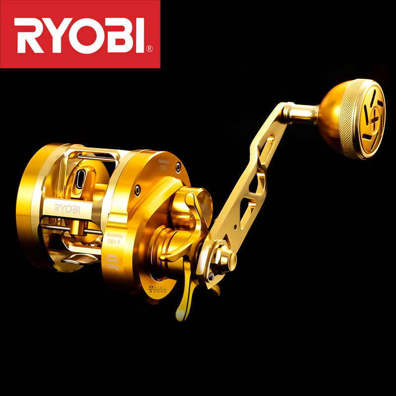 Ice Fishing Reel - JapanRYOBIRyobiVARIUSValius Gold Iron Plate Reel Volledig
