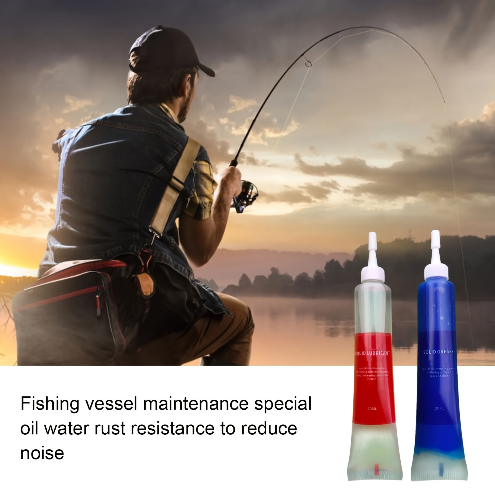 Reel Lubricant - 4-delige onderhoudsset voor vismolens: beschermend vet